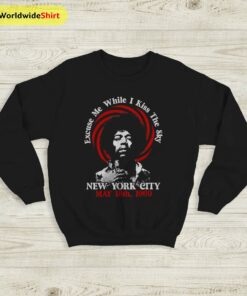 Jimi Hendrix US Tour 1969 Sweatshirt Jimi Hendrix Shirt Music Shirt