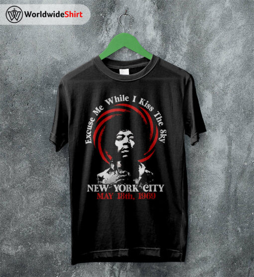 Jimi Hendrix US Tour 1969 T Shirt Jimi Hendrix Shirt Music Shirt