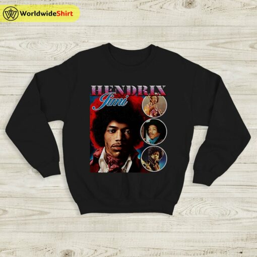 Jimi Hendrix Vintage 90’s Sweatshirt Jimi Hendrix Shirt Music Shirt