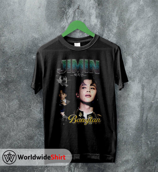 Jimin Vintage 90’s Shirt Bangtan Boys T-Shirt K-pop BTS Tee