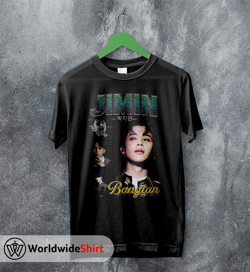 Jimin Vintage 90's Shirt Bangtan Boys T-Shirt K-pop BTS Tee Jimin Vintage 90's Shirt Bangtan Boys T-Shirt K-pop BTS Tee