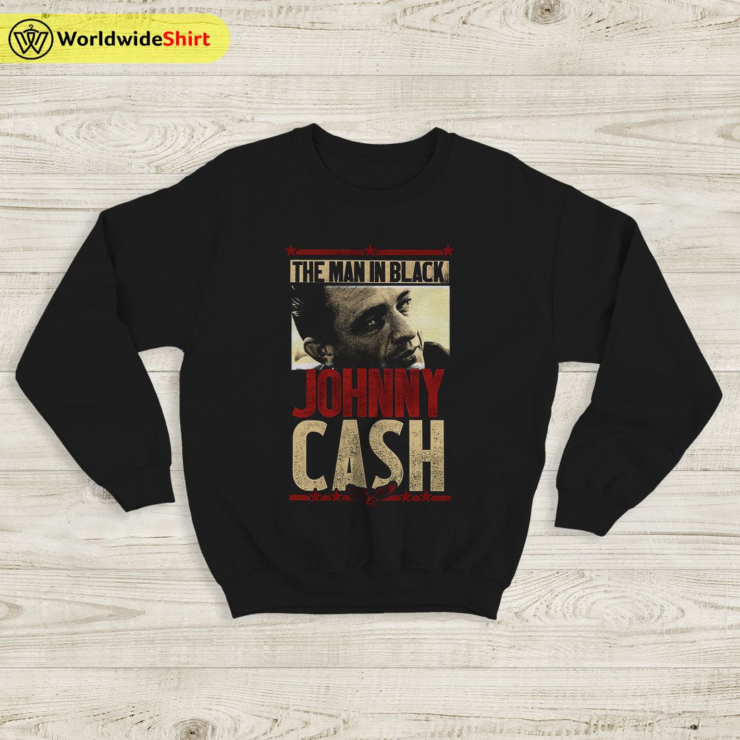 Johnny Cash Sweatshirt The Man in Black Johnny Cash Tour Sweatshirt Johnny Cash Shirt Johnny Cash Sweatshirt The Man in Black Johnny Cash Tour Sweatshirt Johnny Cash Shirt