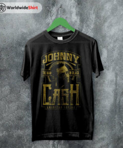 Johnny Cash T Shirt The Man in Black American Legend T Shirt Johnny Cash Shirt