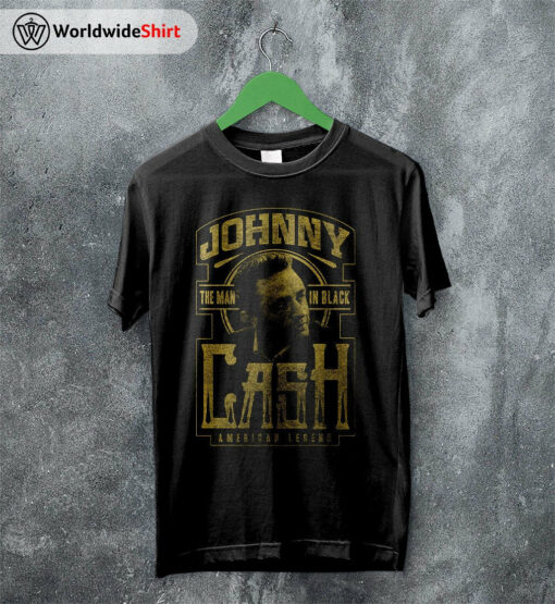 Johnny Cash T Shirt The Man in Black American Legend T Shirt Johnny Cash Shirt