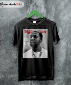 Kid Cudi Rolling Stone Poster T Shirt Kid Cudi Shirt Rapper Shirt
