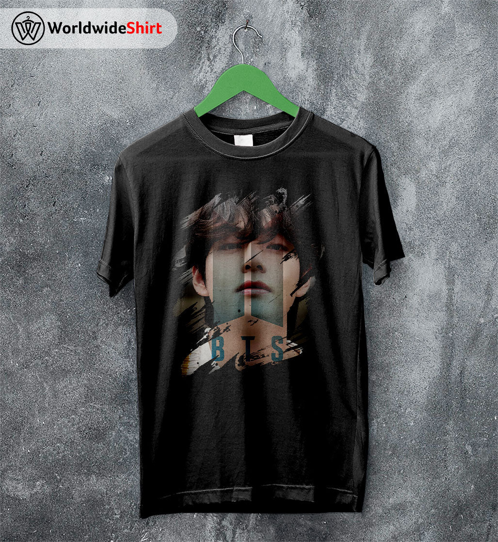 Kim Tae-hyung V Graphic Shirt Bangtan Boys T-Shirt K-pop BTS Tee Kim Tae-hyung V Graphic Shirt Bangtan Boys T-Shirt K-pop BTS Tee