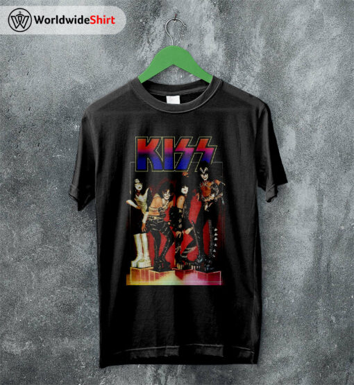 Kiss Band Poster Vintage 90’s T Shirt Kiss Band Shirt Music Shirt