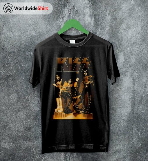 Kiss Band Poster Vintage T Shirt Kiss Band Shirt Music Shirt