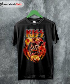 Kiss Band Tour Vintage 90’s T Shirt Kiss Band Shirt Music Shirt