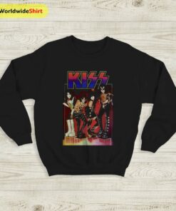 Kiss Band Vintage 90’s Sweatshirt Kiss Band Shirt Music Shirt