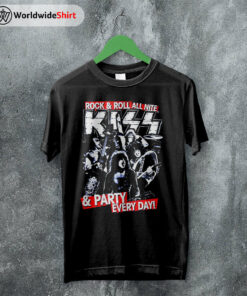 Kiss Band Vintage 90’s T Shirt Kiss Band Shirt Music Shirt