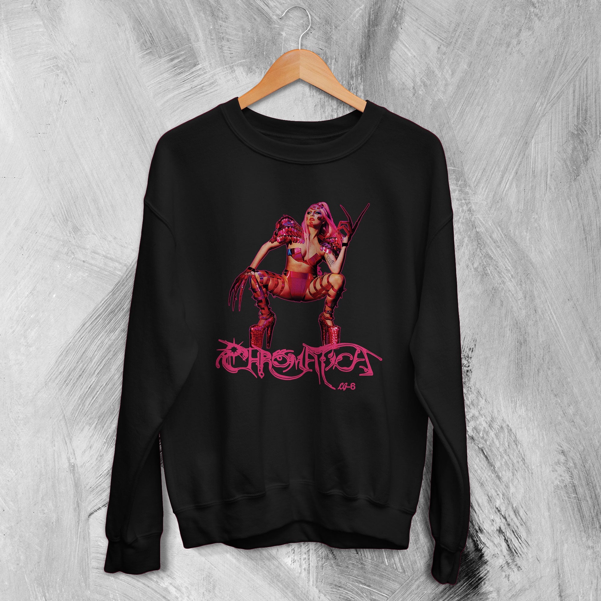 Lady Gaga Sweatshirt Chromatica Gaga Tour 2022 Sweater Music Merch Lady Gaga Sweatshirt Chromatica Gaga Tour 2022 Sweater Music Merch