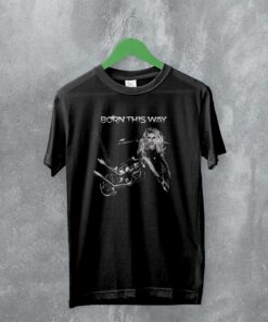 Lady Gaga T-Shirt Born This Way Shirt Gaga Album Art Fan Merch