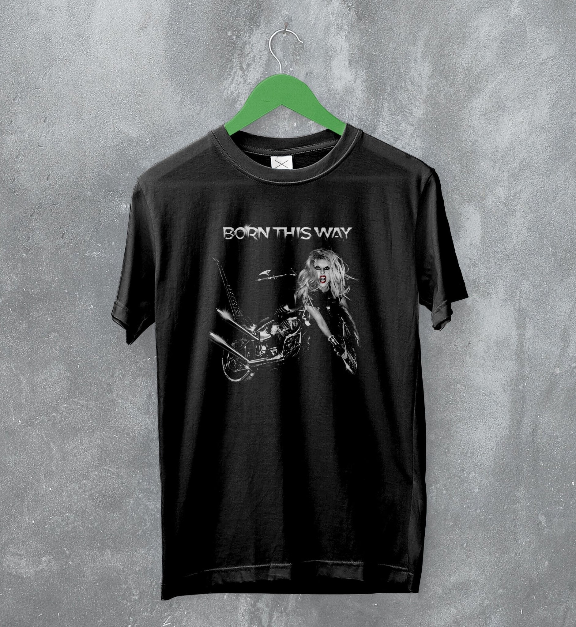 Lady Gaga T-Shirt Born This Way Shirt Gaga Album Art Fan Merch Lady Gaga T-Shirt Born This Way Shirt Gaga Album Art Fan Merch
