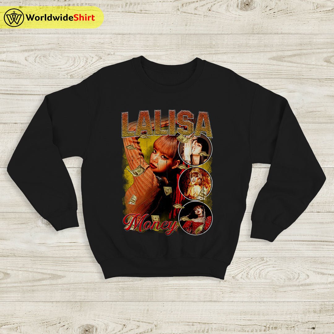 Lalisa Money Vintage 90's Sweatshirt BLACKPINK Shirt KPOP Shirt Lalisa Money Vintage 90's Sweatshirt BLACKPINK Shirt KPOP Shirt