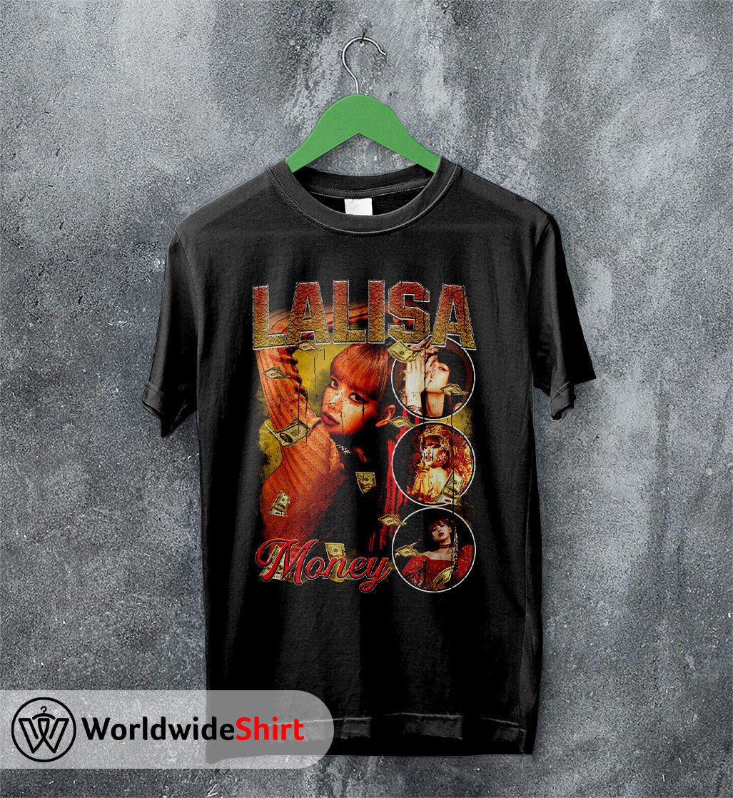 Lalisa Money Vintage 90's T-Shirt BLACKPINK Shirt KPOP Shirt Lalisa Money Vintage 90's T-Shirt BLACKPINK Shirt KPOP Shirt