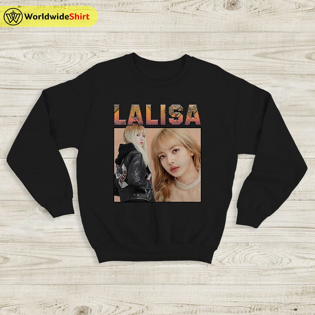 Lalisa Raptee Vintage 90's Sweatshirt BLACKPINK Shirt KPOP Shirt Lalisa Raptee Vintage 90's Sweatshirt BLACKPINK Shirt KPOP Shirt