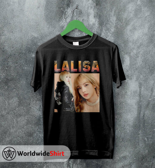 Lalisa Raptee Vintage 90’s T-Shirt BLACKPINK Shirt KPOP Shirt