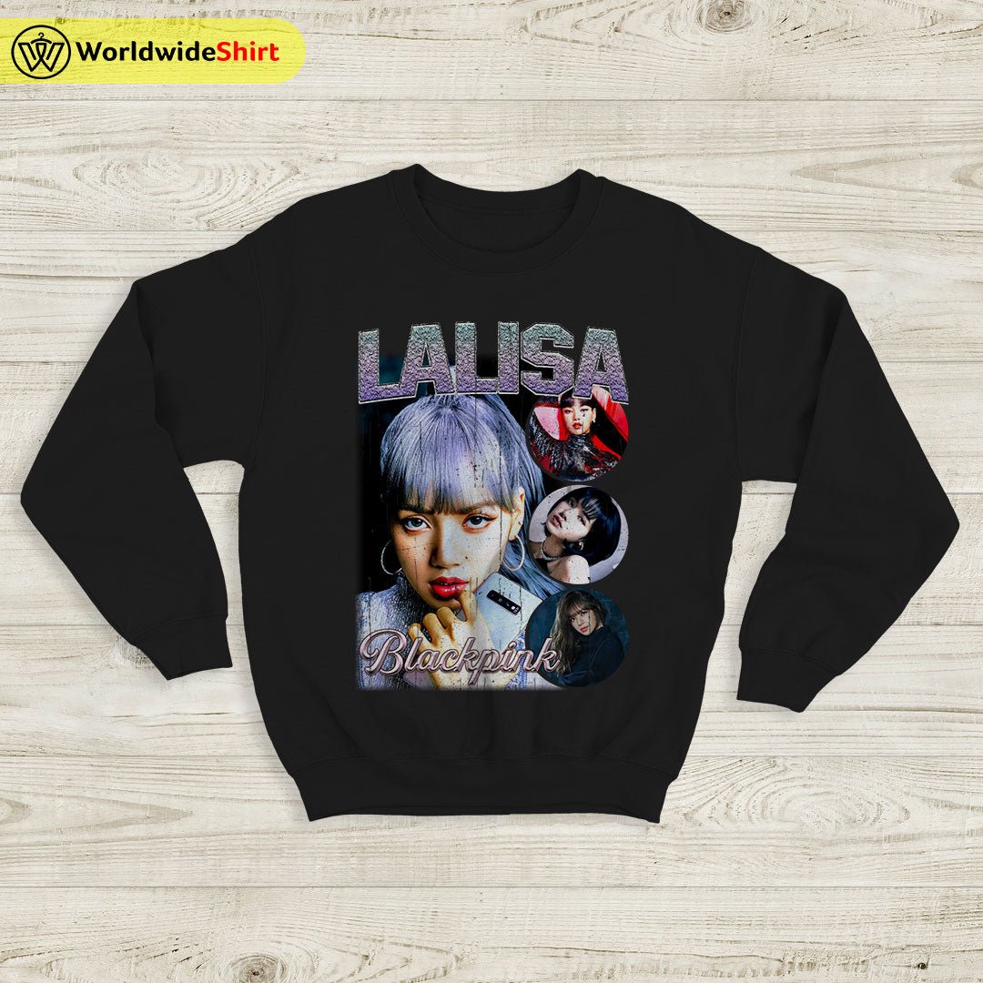 Lalisa Vintage 90's Sweatshirt BLACKPINK Shirt KPOP Shirt Lalisa Vintage 90's Sweatshirt BLACKPINK Shirt KPOP Shirt