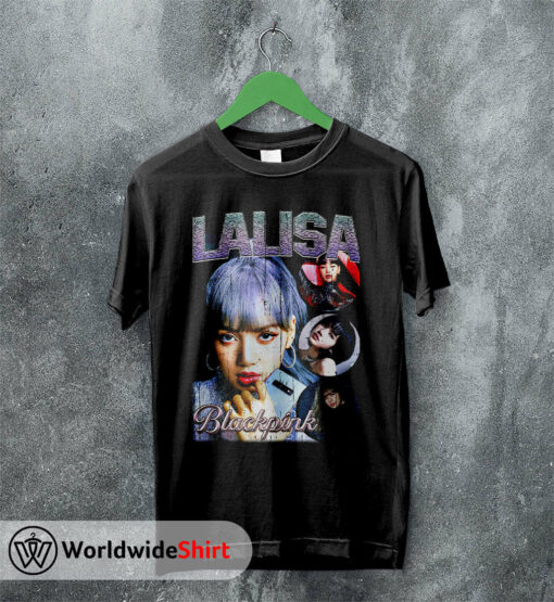 Lalisa Vintage 90’s T-Shirt BLACKPINK Shirt KPOP Shirt