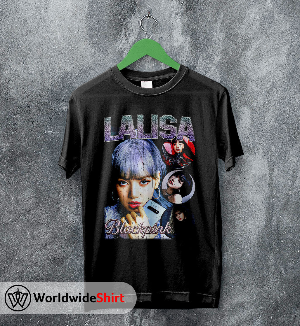 Lalisa Vintage 90's T-Shirt BLACKPINK Shirt KPOP Shirt Lalisa Vintage 90's T-Shirt BLACKPINK Shirt KPOP Shirt