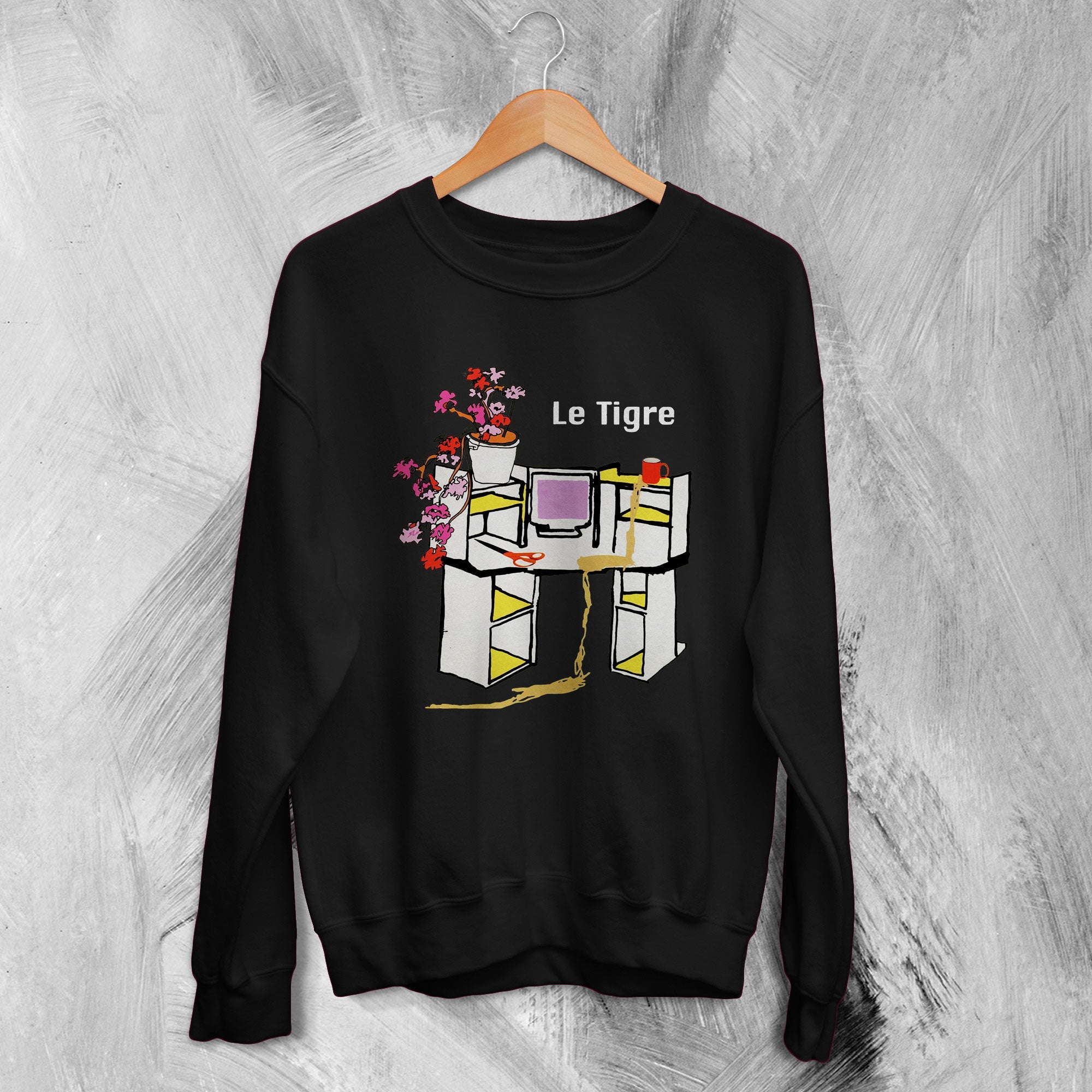 Le Tigre Sweatshirt From the Desk of Mr Lady Sweater Feminist Band Merch Le Tigre Sweatshirt From the Desk of Mr Lady Sweater Feminist Band Merch