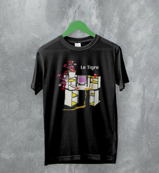 Le Tigre T-Shirt From the Desk of Mr Lady Shirt Feminist Band Merch