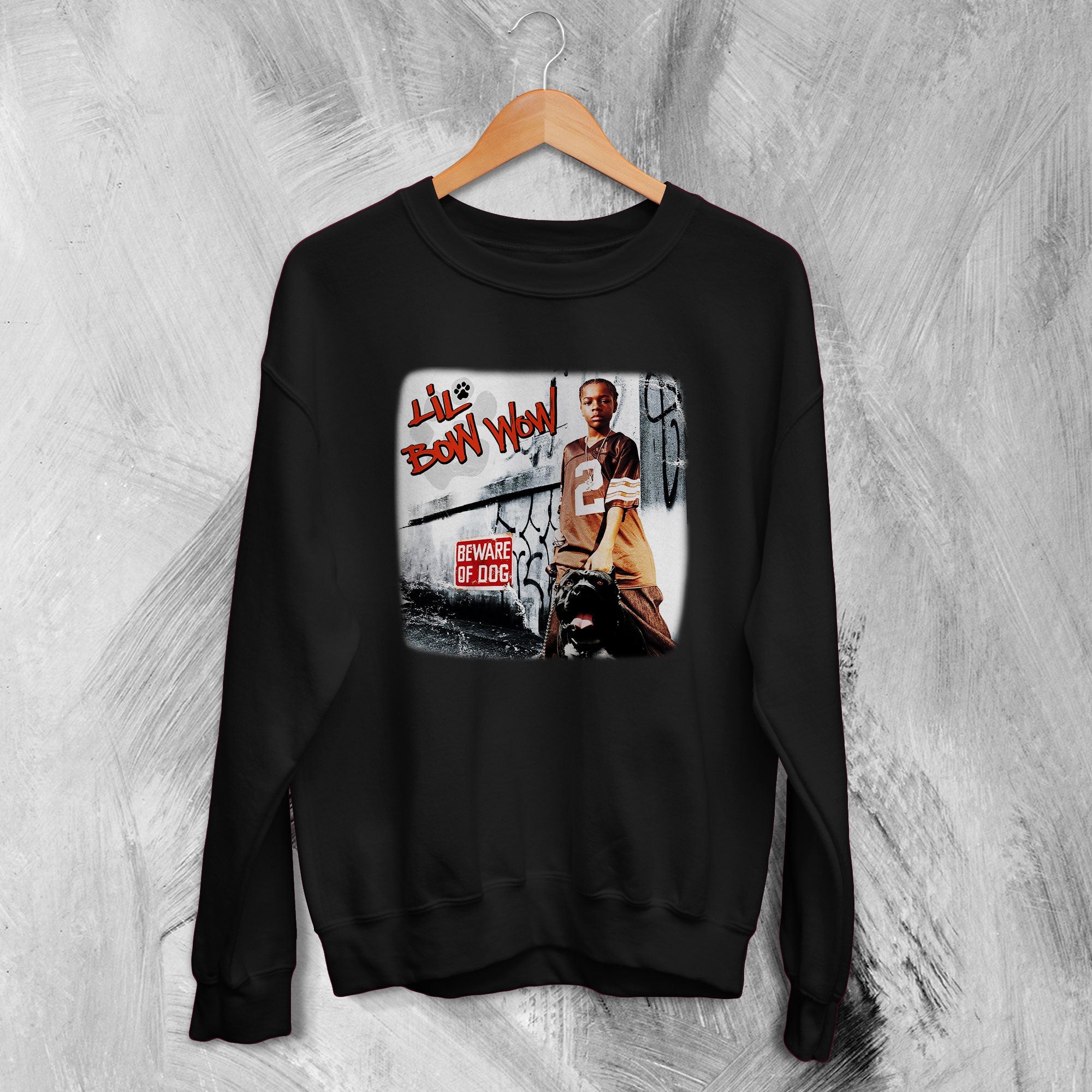 Lil Bow Wow Sweatshirt Beware Of Dog Sweater Vintage 20s Album Hip Hop Lil Bow Wow Sweatshirt Beware Of Dog Sweater Vintage 20s Album Hip Hop