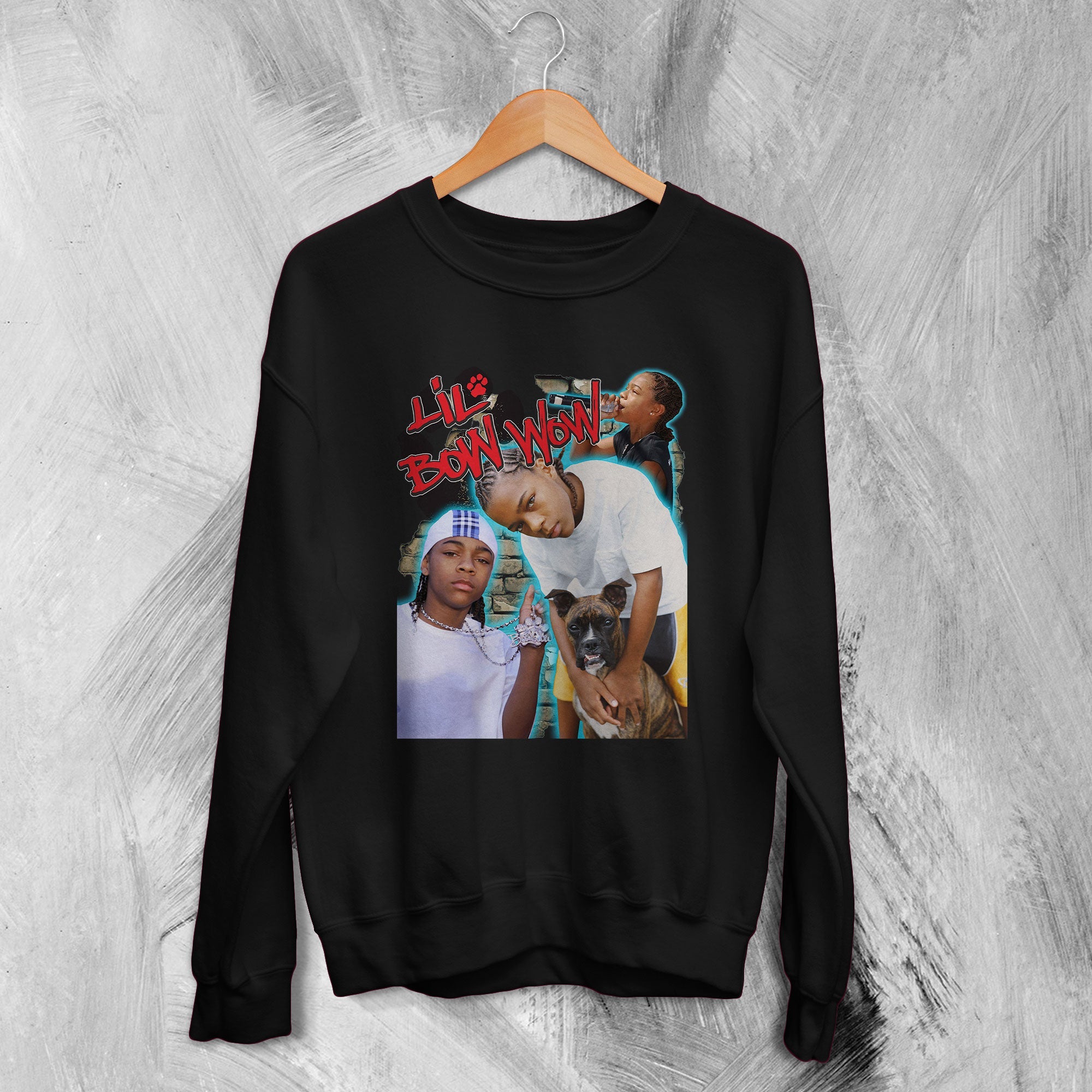 Lil Bow Wow Sweatshirt Homage Sweater Vintage Bootleg Rap Hip Hop Streetwear Lil Bow Wow Sweatshirt Homage Sweater Vintage Bootleg Rap Hip Hop Streetwear