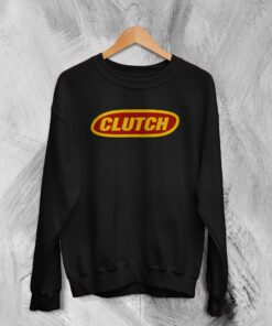 Logo Clutch Sweatshirt Hard Rock Sweater Vintage Fan Band Shirt Music