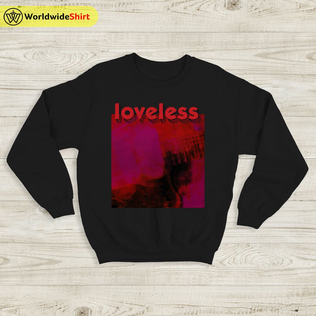 MBV Loveless 1991 Sweatshirt My Bloody Valentine Shirt Rock Band MBV Loveless 1991 Sweatshirt My Bloody Valentine Shirt Rock Band
