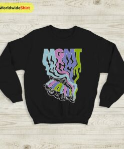 MGMT Congratulations Tour Sweatshirt MGMT Shirt Music Shirt