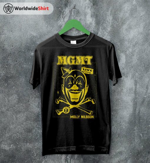 MGMT x Molly Nilsson Concert T Shirt MGMT Shirt Music Shirt