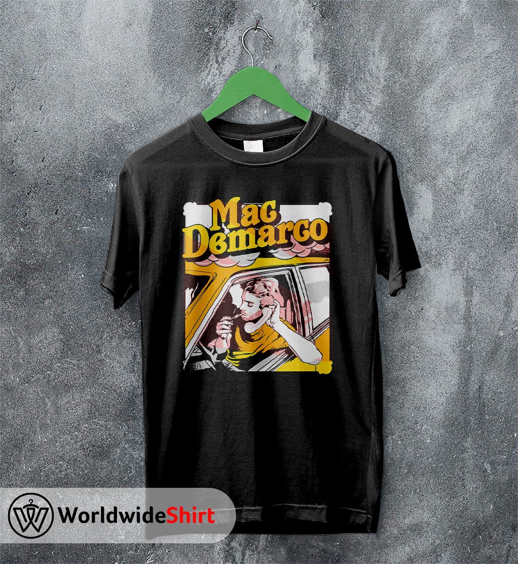 Mac DeMarco Graphic Poster T shirt Mac DeMarco Shirt Music Shirt Mac DeMarco Graphic Poster T shirt Mac DeMarco Shirt Music Shirt
