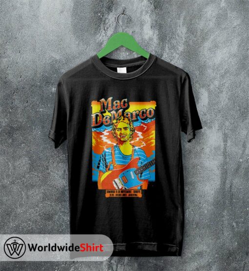Mac DeMarco Tour Poster T shirt Mac DeMarco Shirt Music Shirt