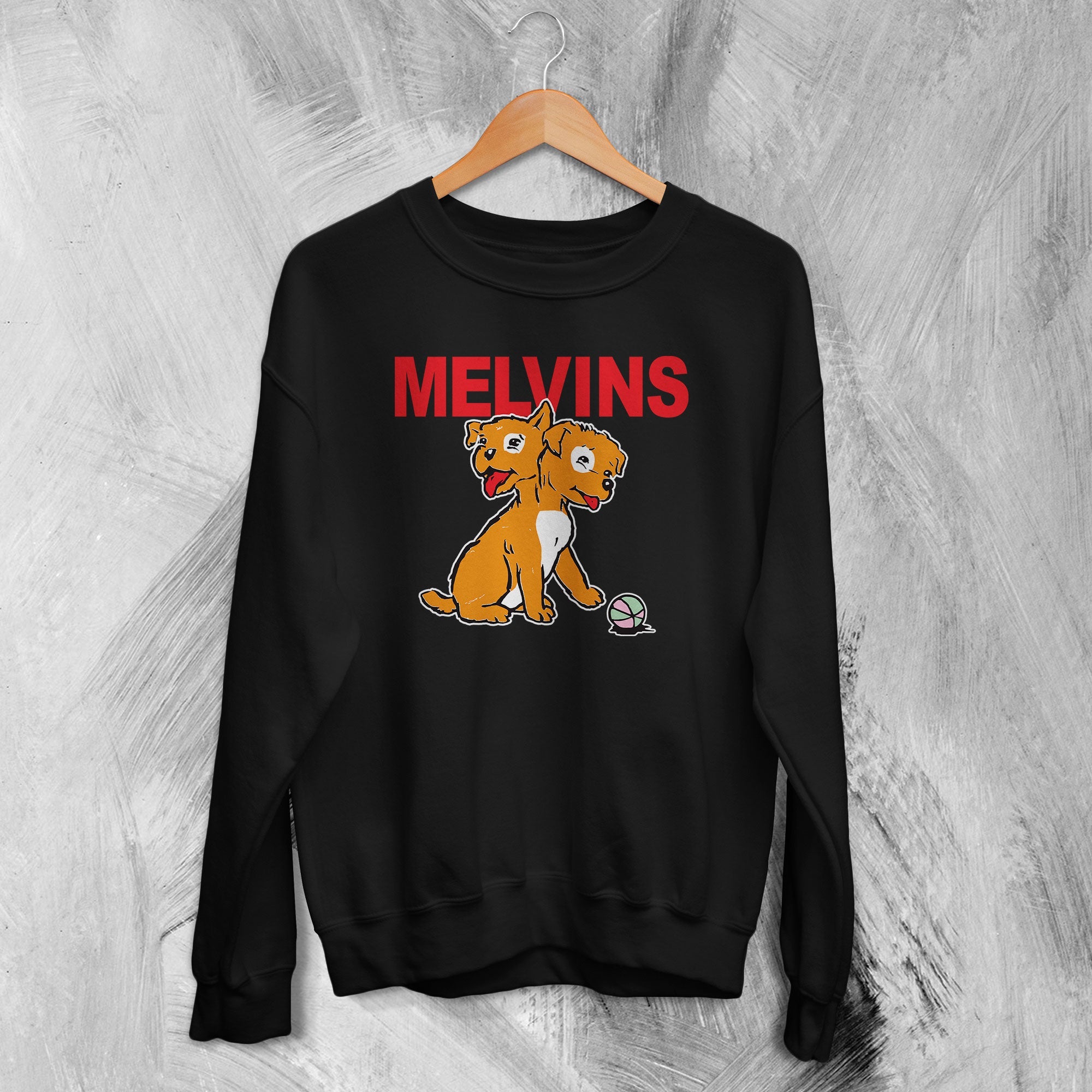 Melvins Houdini Sweatshirt Two Headed Dog Sweater Sludge Metal Merch Melvins Houdini Sweatshirt Two Headed Dog Sweater Sludge Metal Merch