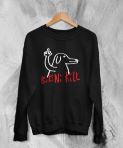 Middle Finger Dog Sweater Bikini Kill Sweatshirt Feminist Punk Rock Shirt