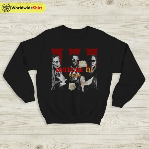 Migos Sweatshirt Migos Culture III Tour Sweater Migos Shirt