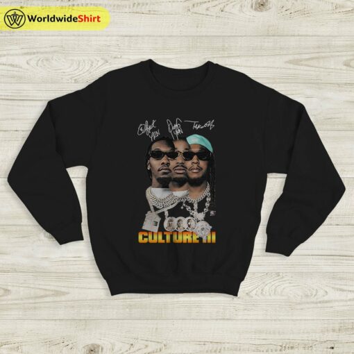 Migos Sweatshirt Migos Signature Culture III 2021 Sweater Migos Shirt