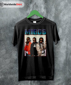 Migos T Shirt Vintage Quavo 90’s Shirt Migos Graphic Tee