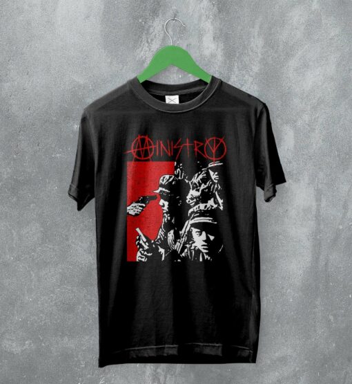 Ministry T-Shirt Burning Inside Shirt Album Art Cover Band Merch