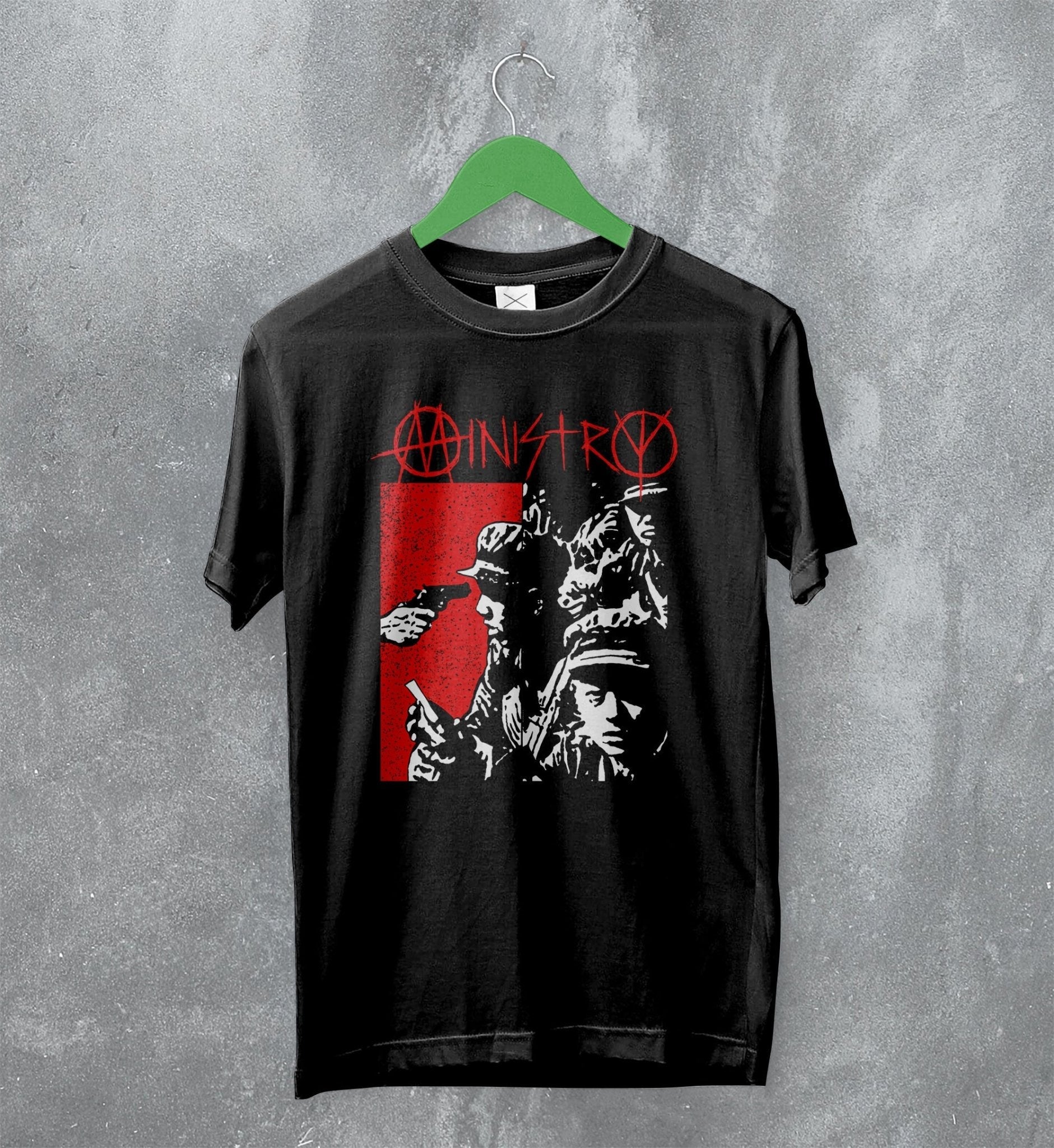 Ministry T-Shirt Burning Inside Shirt Album Art Cover Band Merch Ministry T-Shirt Burning Inside Shirt Album Art Cover Band Merch