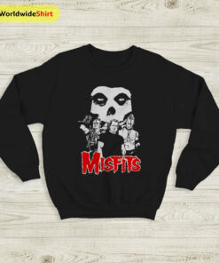 Misfits 1980 Tour Sweatshirt Misfits Shirt Music Shirt Classic Rock Shirt