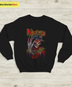 Misfits 90s Poster Tour Sweatshirt Misfits Shirt Classic Rock Shirt