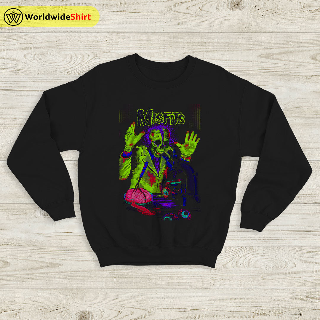 Misfits Skeleton Green Sweatshirt Misfits Shirt Classic Rock Shirt Misfits Skeleton Green Sweatshirt Misfits Shirt Classic Rock Shirt