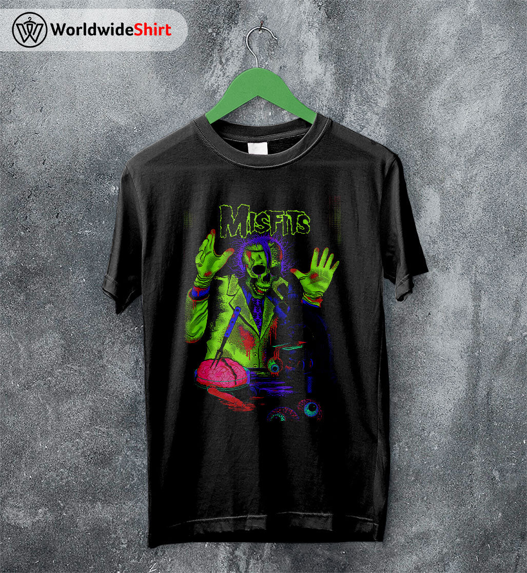 Misfits Skeleton Green T Shirt Misfits Shirt Classic Rock Shirt Misfits Skeleton Green T Shirt Misfits Shirt Classic Rock Shirt
