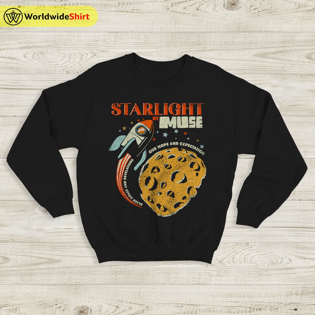 Muse Starlight Sweatshirt Muse Shirt Rock Band Shirt Muse Starlight Sweatshirt Muse Shirt Rock Band Shirt