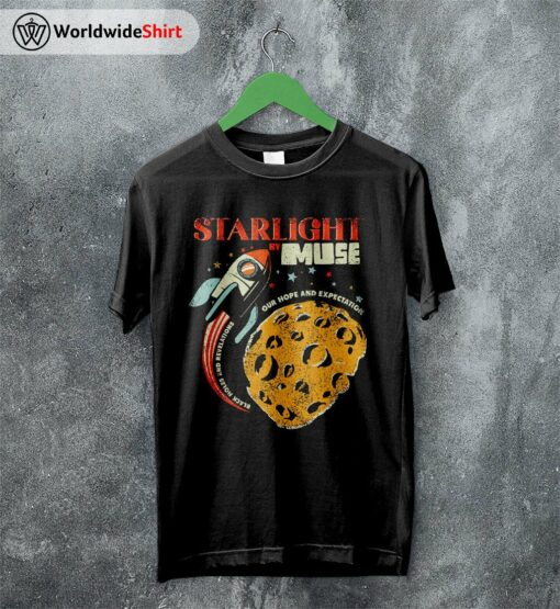 Muse Starlight T Shirt Muse Shirt Rock Band Shirt
