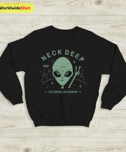Neck Deep Citizens of Earth Sweatshirt Neck Deep Shirt Pop Punk Shirt