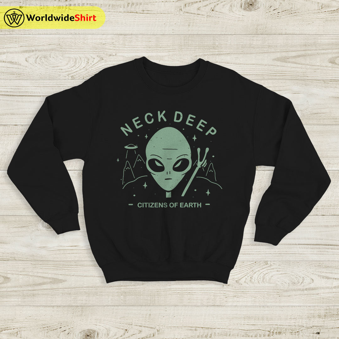 Neck Deep Citizens of Earth Sweatshirt Neck Deep Shirt Pop Punk Shirt Neck Deep Citizens of Earth Sweatshirt Neck Deep Shirt Pop Punk Shirt